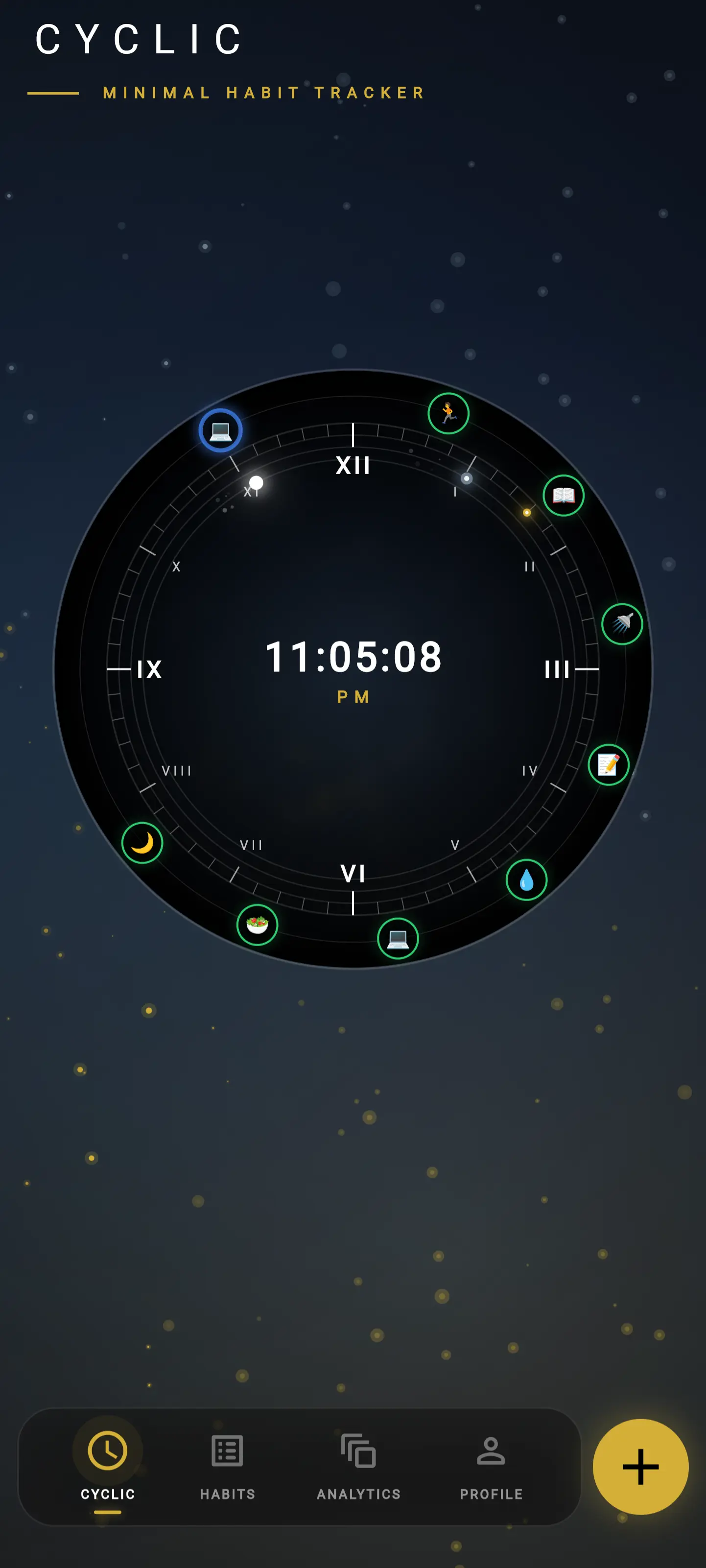Cyclic Habits – Mobile App Preview